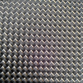 Yellow metallic carbon fiber fabric