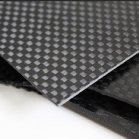 Glossy plain carbon fiber plates