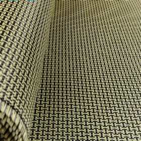 Hybrid carbon fiber fabric