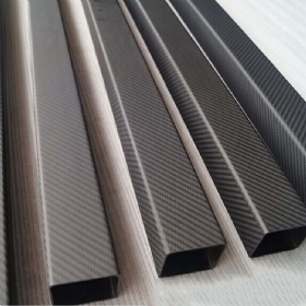 Matte square carbon fiber tube