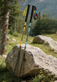 Carbon fiber trekking pole