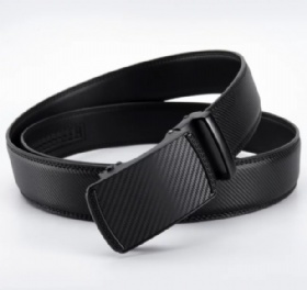 ‌Carbon Fiber Split Leather Belt‌